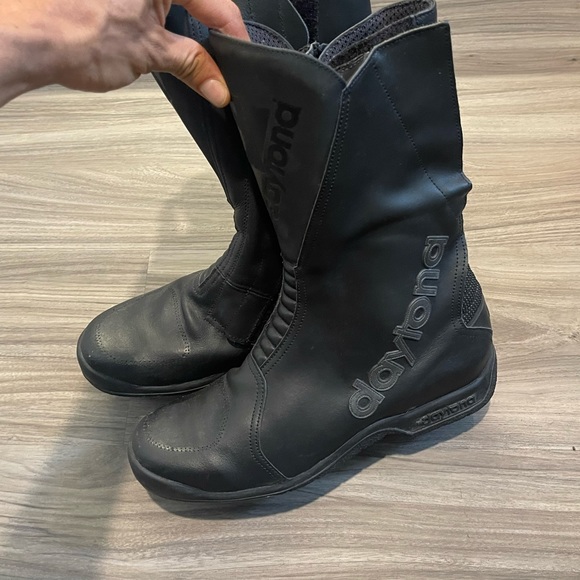[SOLD] Daytona leather motorcycle boots - Picture 4 of 7